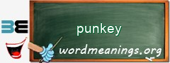 WordMeaning blackboard for punkey
